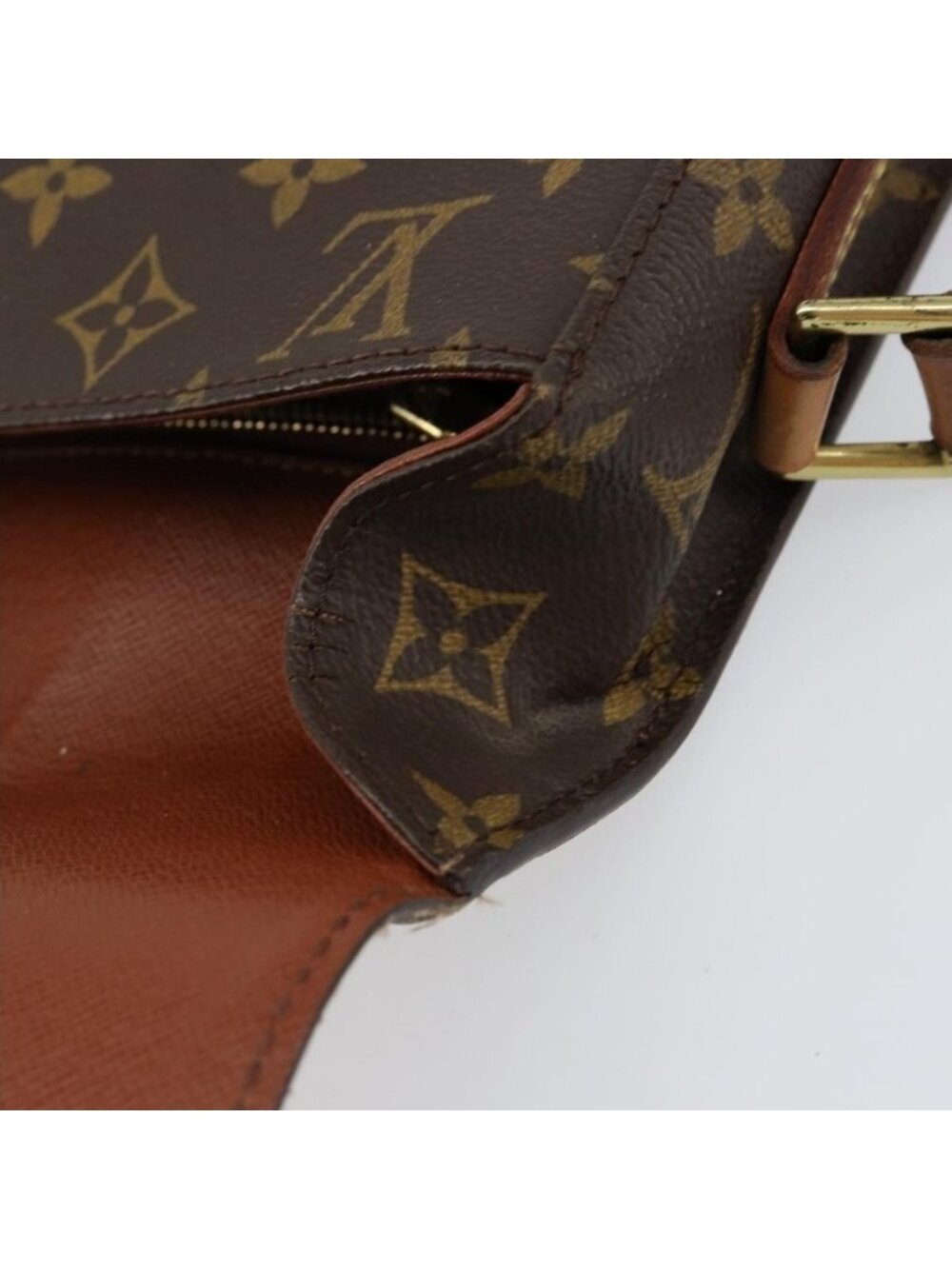 Authentic LOUIS VUITTON Monogram Saint Cloud GM Shoulder Bag M51242 LV - Picture 8 of 16
